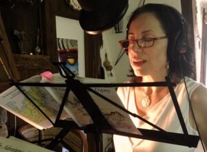 Ann Casapina, Voice Actor in the making of the audiobook, "The Adventures of Ossie Osprey"